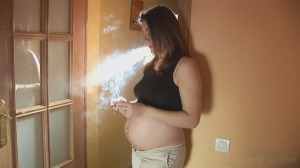 Pregnant Smoker: Chain smoking interview