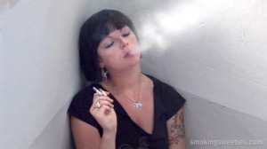 Power Smoking two at once and smoking interview